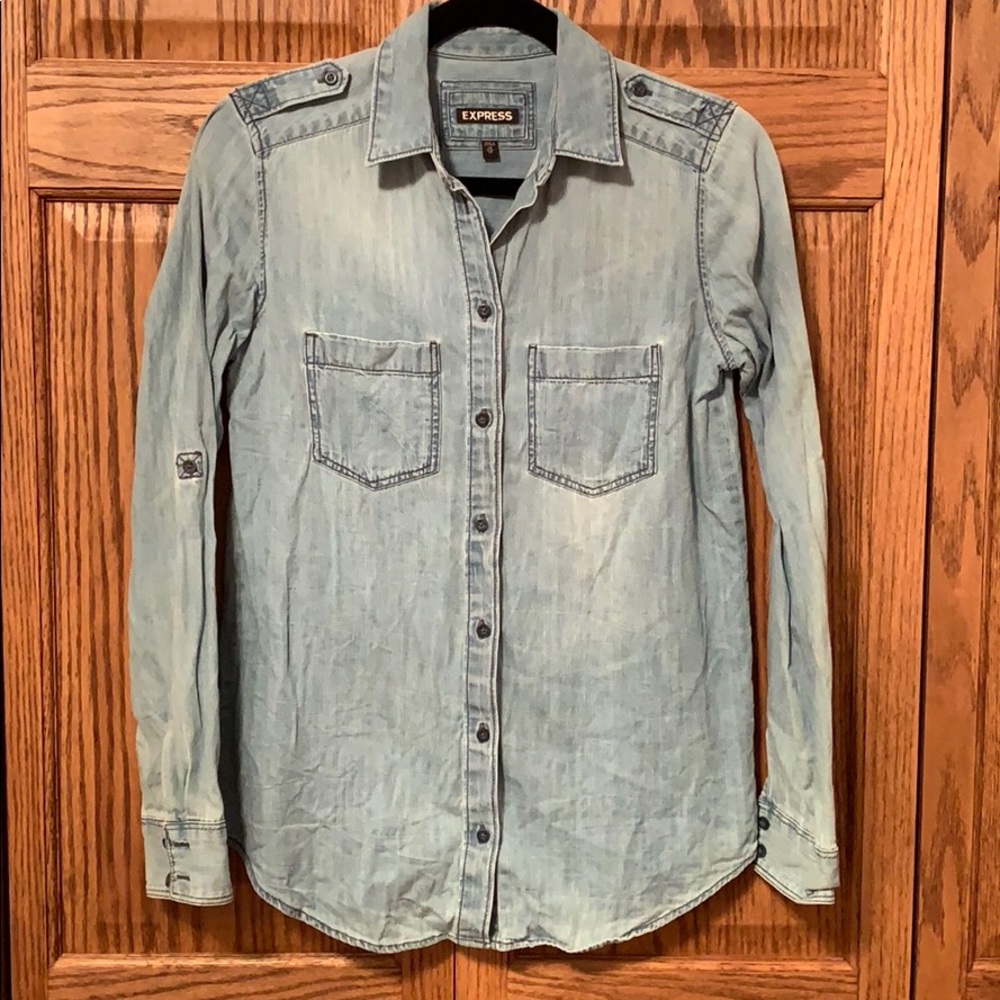 Express denim shirt